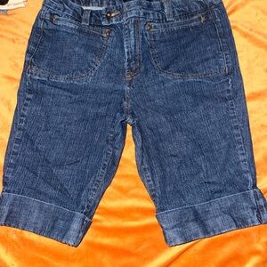 Classic Blue Denim Jean Shorts